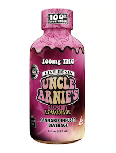 UNCLE ARNIE'S - Raspberry Lemonade Live Rosin 8oz Drink - 100mg