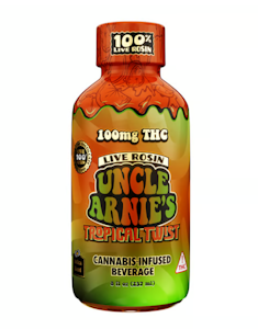 UNCLE ARNIE'S - Tropical Twist Live Rosin 8oz Drink - 100mg