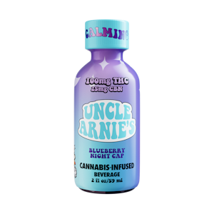 UNCLE ARNIE'S - Uncle Arnie's | 2oz Bottle | Blueberry Nightcap 4:1 THC:CBN | 100mg