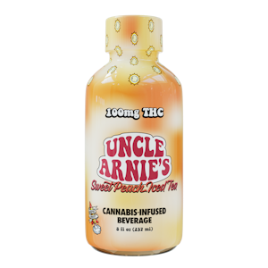 UNCLE ARNIE'S - Uncle Arnie's | 8oz Bottle | Sweet Peach Iced Tea | 100mg