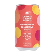 Upstate Elevator | Wild Strawberry Tangerine Seltzer | CBG+CBD