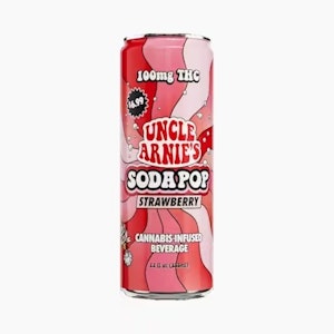 UNCLE ARNIE'S - Uncle Arnies | Strawberry Soda | Beverage | [100mg] | Hybrid