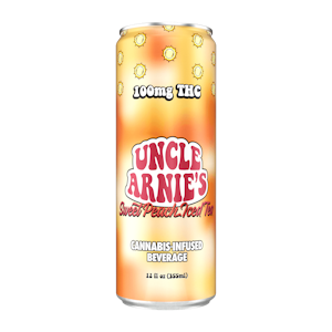 UNCLE ARNIE'S - UNCLE ARNIES | SWEET PEACH ICED TEA CAN | BEVERAGE | 100MG