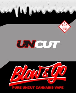 PRIME CANNABIS - Blow & Go - UNCUT (no terpenes) - Disposable Vape - 1G