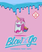 Blow & Go - Unicorn Milk (hybrid/sativa) - Disposable Vape - 1G