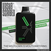 UNSUBSCRIBED | (2G) Liquid Diamond & Live Resin | Seedless Rage