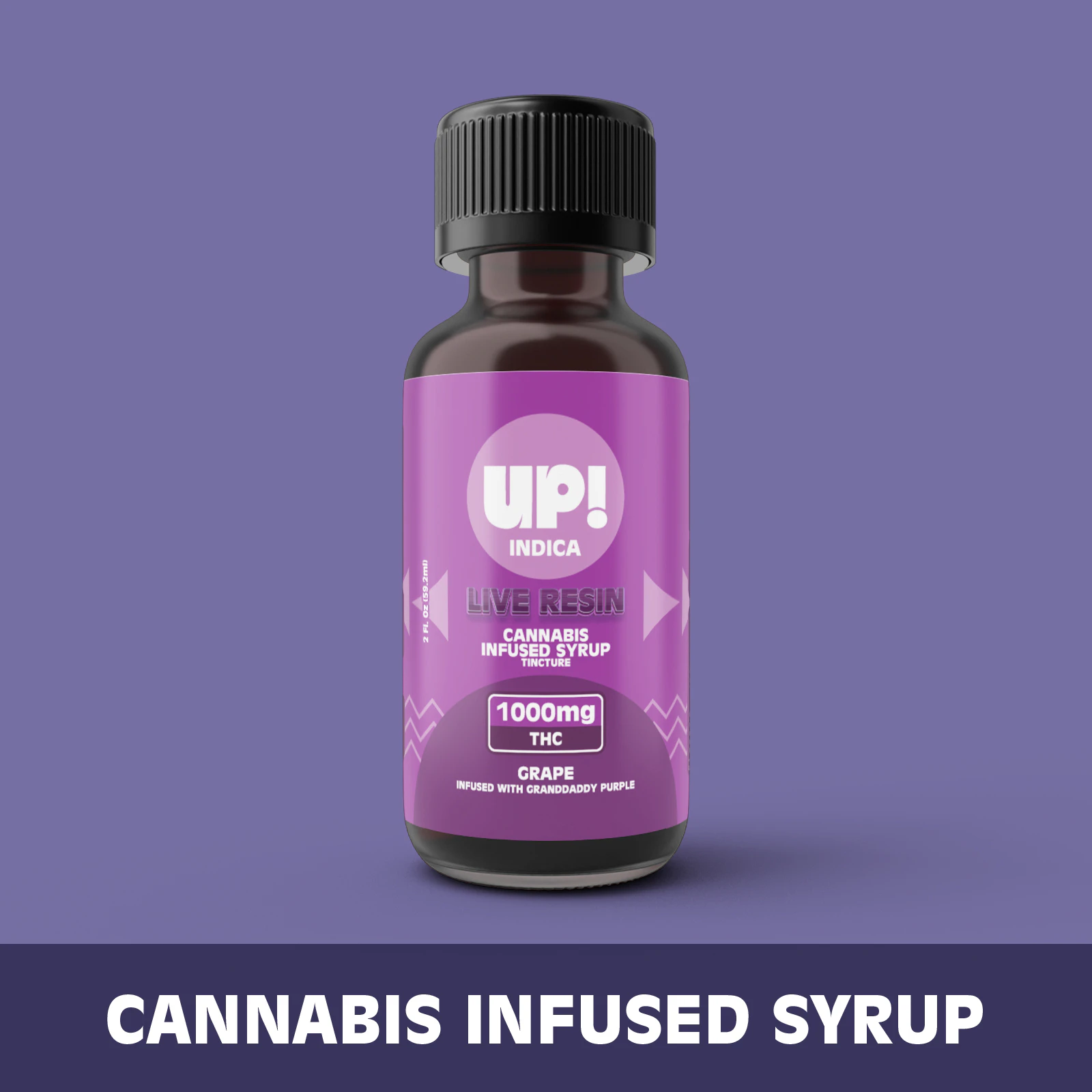 UP! - UP!: Grape Live Resin Tincture 1000mg (I) Main Image