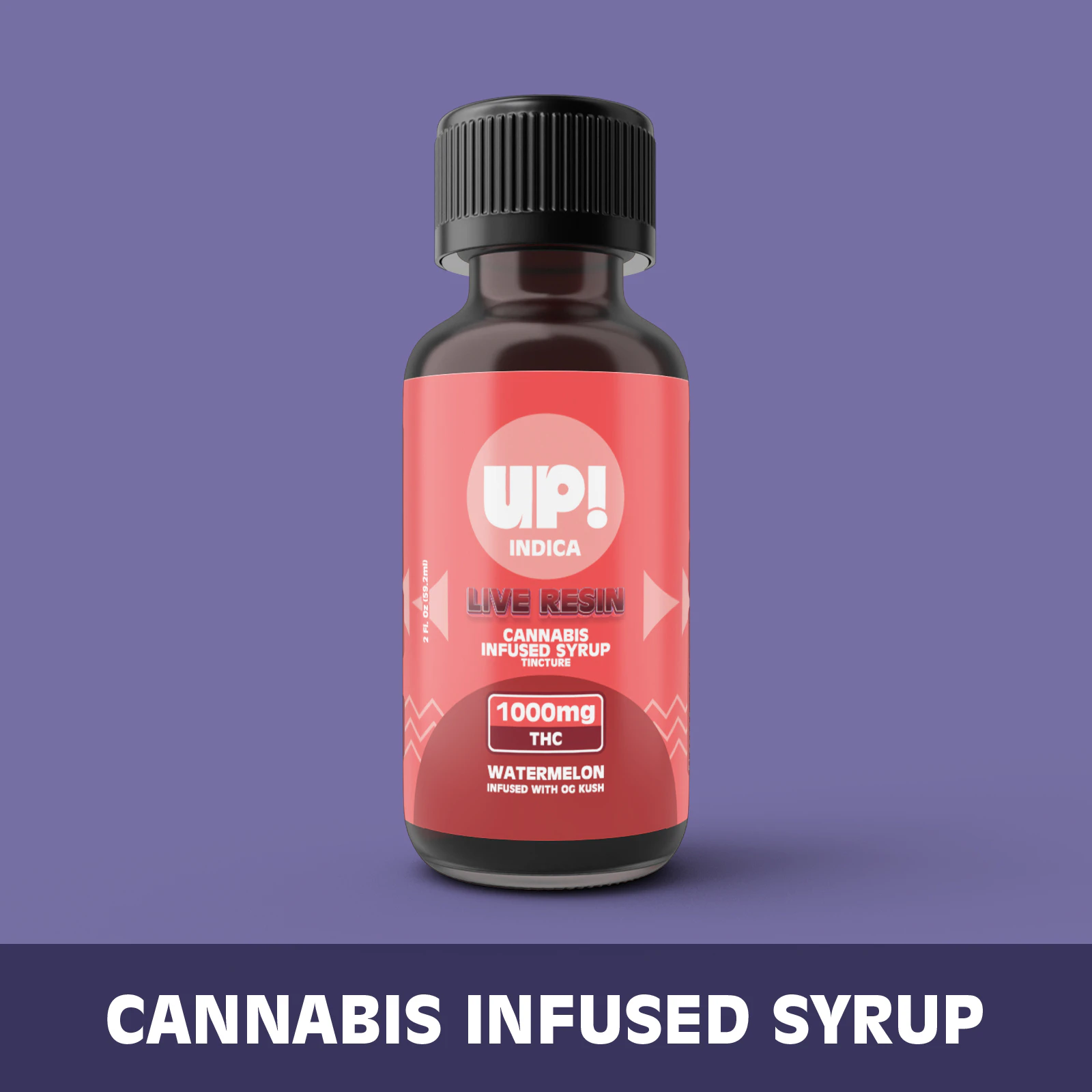 UP! - UP!: Watermelon Live Resin Syrup Tincture 1000mg (I) Main Image