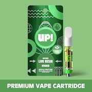 UP!: Apple Fritter 1g Live Resin Vape Cart (H)