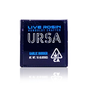 URSA - Concentrate - Garlic Budder - Live Rosin - 1G