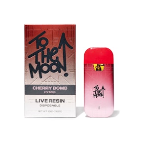 TO THE MOON - To The Moon | Disposable | Live Resin - Cherry Bomb | 1g