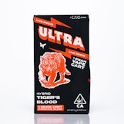 Ultra - Tiger's Blood - Live Rosin/Resin Blend - 510 Vape Cart - Hybrid - 1g