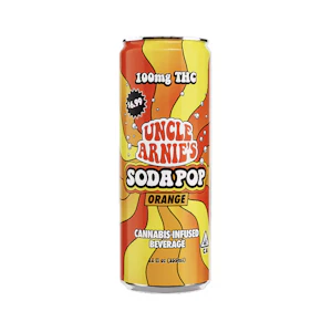 Uncle Arnies - Uncle Arnie's Orange Soda 100mg 12oz