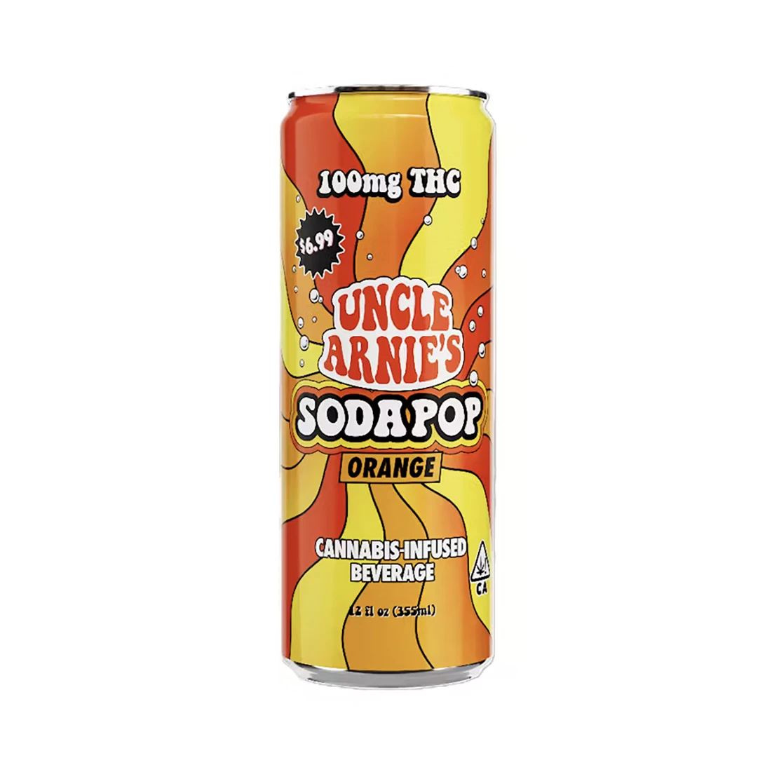 Uncle Arnies - Uncle Arnie's Orange Soda 100mg 12oz Main Image