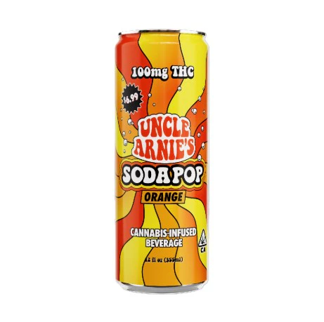 Uncle Arnies - Uncle Arnie's Soda 100mg Orange Main Image