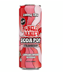 UNCLE ARNIE'S - Uncle Arnies Soda 100mg Strawberry