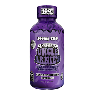 UNCLE ARNIE'S - Uncle Arnie's - 100mg Live Resin Drink - Blackberry Lemonade
