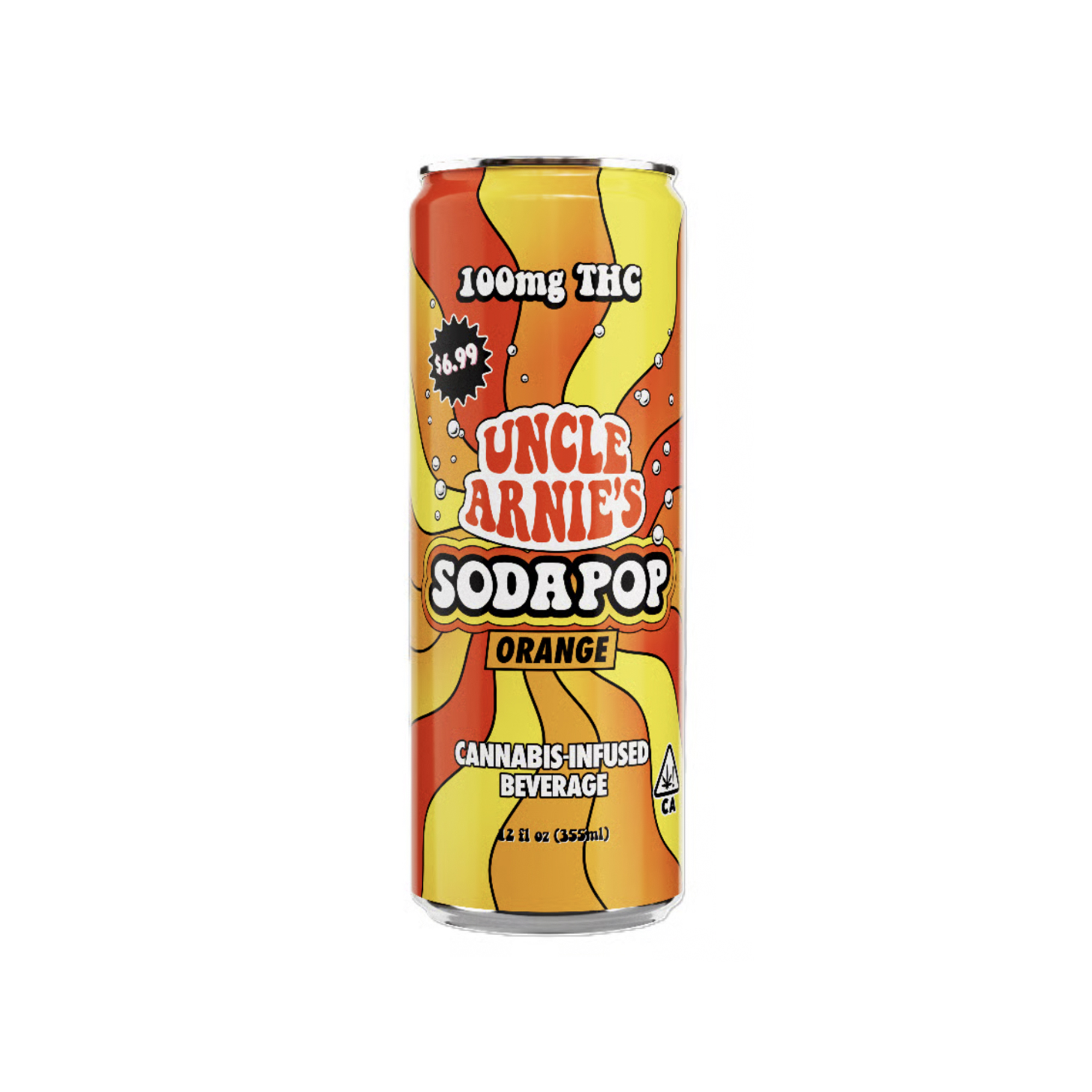 Uncle Arnie's Orange Soda 12oz 100mg