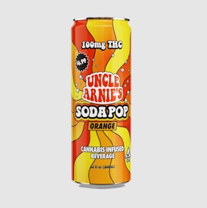 UNCLE ARNIE'S - Uncle Arnie's Soda 100mg Orange