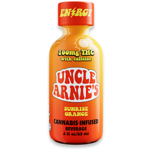 UNCLE ARNIE'S - Uncle Arnies - Energy - Sunrise Orange W/Caffine - 2oz - Drinks - 100mg