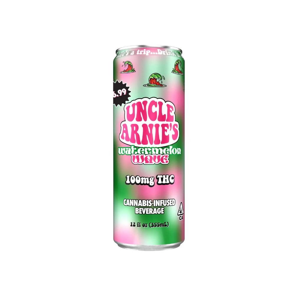 Uncle Arnies - Uncle Arnies | Watermelon Wave | Beverage | [100mg] | Hybrid Main Image