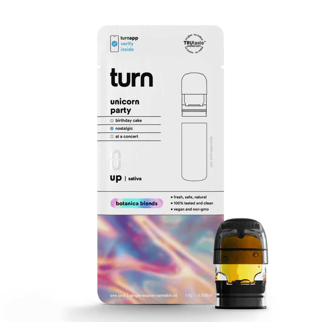turn - Unicorn Party (S) | 1g Botanica Blends Pod | Turn Main Image