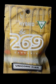 269 Cannabis - Unicorn Piss - Full Spectrum Vape Cart 1G