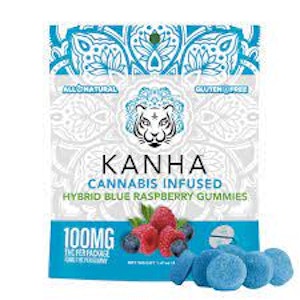 KANHA - Kanha- Blue Raspberry Gummies 100 mg