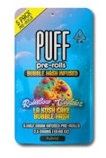 PUFF - Rainbow Cookies x LA Kush Cake - Pack 5 ct - Bubble Hash Pre Roll - 2.5g - Hybrid