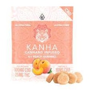 Kanha- 4:1 CBD:THC Peach Gummies