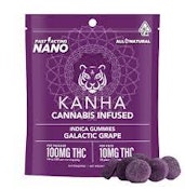 Kanha Nano- Galactic Grape Gummies 100 mg