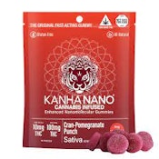 Kanha Nano- Cranberry Pomegranate Gummies 100 mg