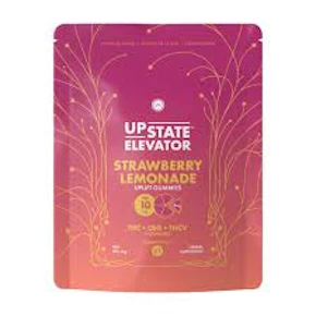 Upstate Gummies Strawberry Lemonade 50mg THC + CBG + THCV