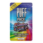 PUFF - Rainbow Belts - Pack 5 ct. Pre Roll - 2.5g - Indica -
