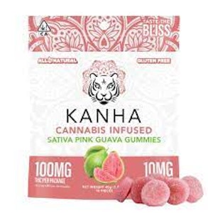 KANHA - Kanha- Pink Guava Gummies 100 mg