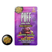 PUFF - Pack 5 ct - Modified Grapes x Apples and Bananas - Bubble Hash Pre Roll - 2.5g - Indica -