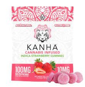 KANHA - Kanha- Strawberry Gummies 100 mg