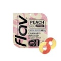 Flav | Peach Mega Rings | 100MG Gummies