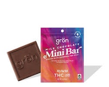 Grön THC Milk Chocolate Mini Bar
