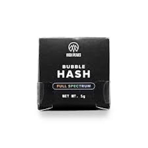 HIGH PEAKS (NY) - HIGH PEAKS | Slapz | Bubble Hash 1G