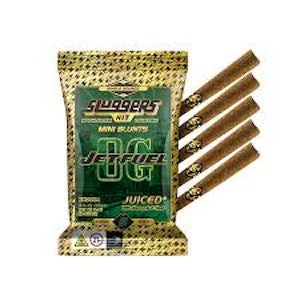 Sluggers Hit - SLUGGERS HIT | Juiced Mini Blunts | Jetfuel OG | 5PK .7G Infused 