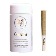Maven Genetics - 5pk Goldies Infused Prerolls - Chrome Dome