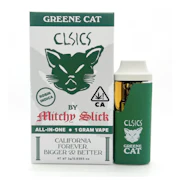 CLSICS - 1g Live Rosin AIO - Greene Cat