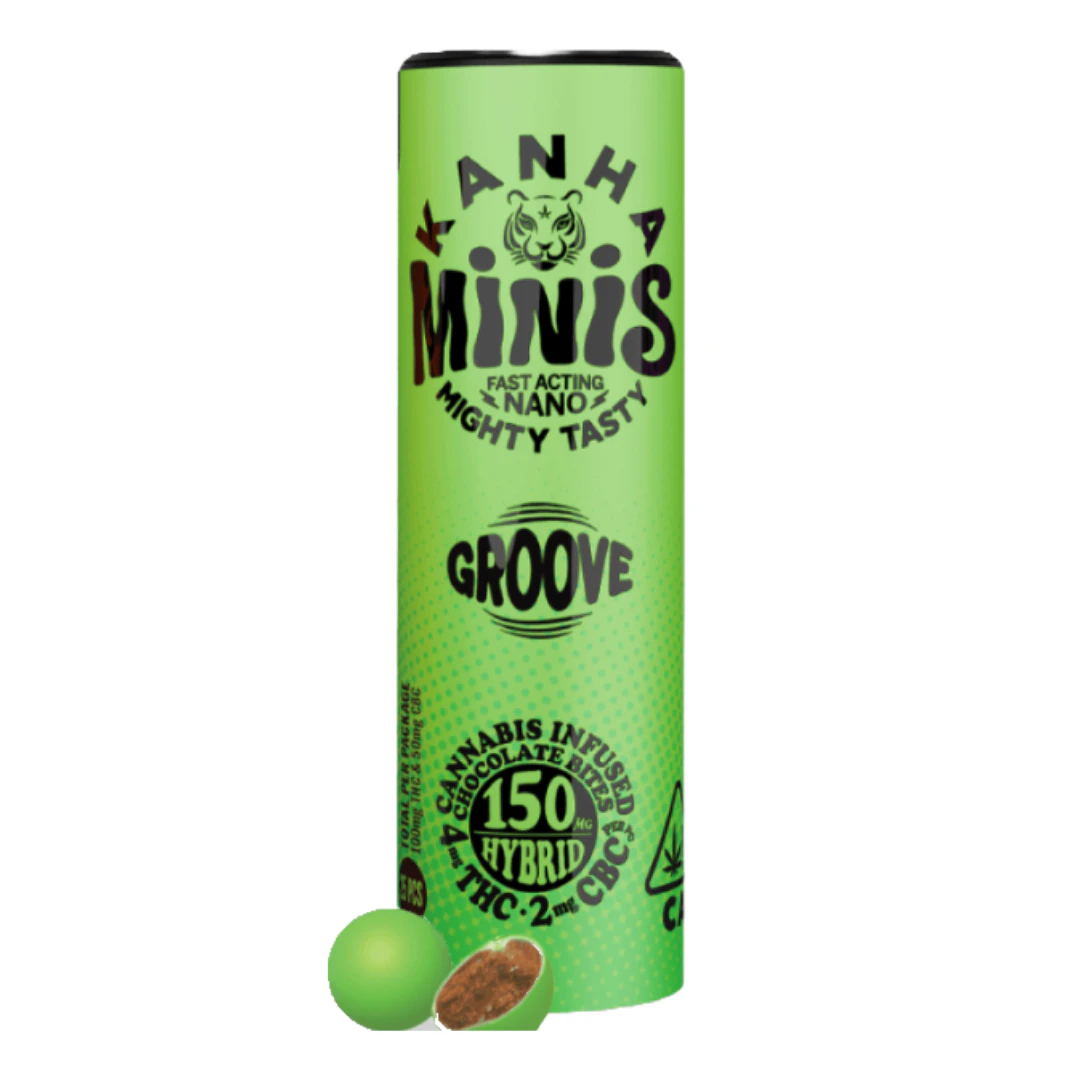 KANHA - Kanha Minis - 100mg 2:1 THC:CBC - Groove Chocolate Bites Main Image
