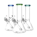 8" Colorful Rim Mini Beaker Water Pipe