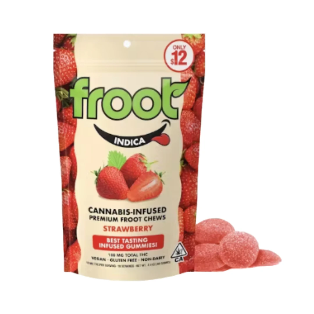 Froot - Froot - 100mg Gummies - Strawberry  Main Image