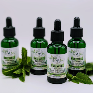 Healing Hive Collective - Bee Well Tincture - 1200mg CBD - Spearmint
