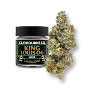 CLAYBOURNE | KING LOUIS OG | FLOWER | 3.5G