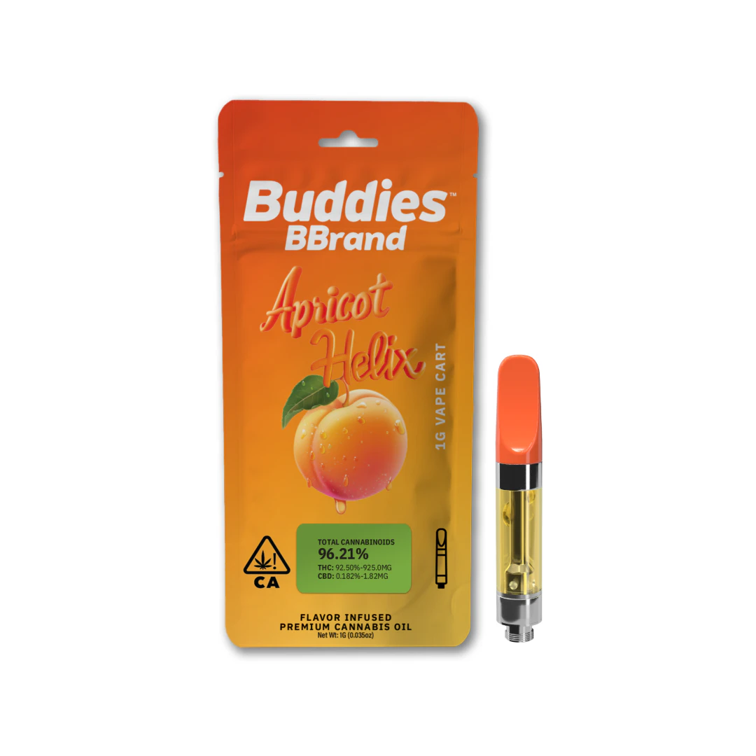 Buddies Brand - BBrand - 1g Cart - Apricot Helix  Main Image