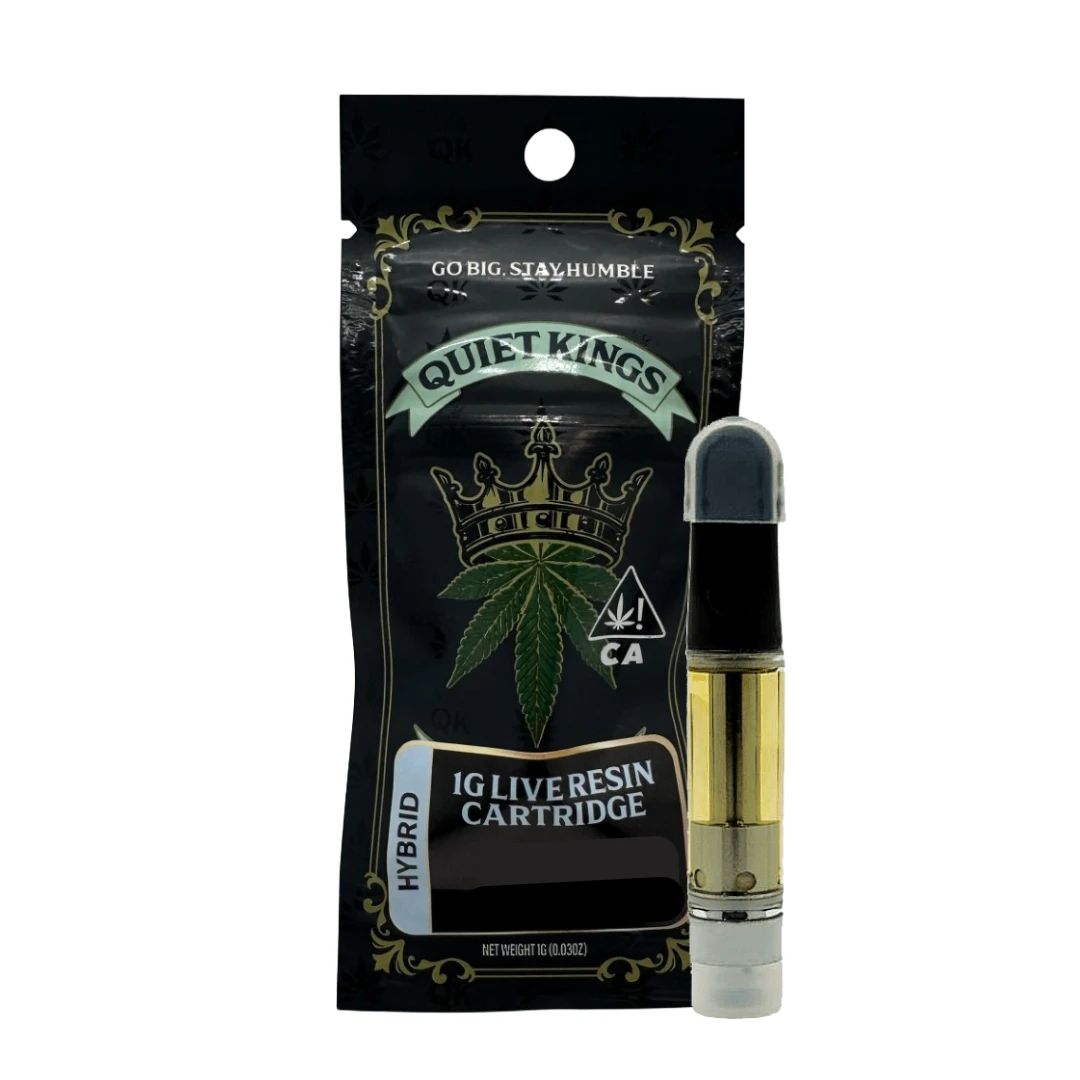 Quiet Kings - Quiet Kings - 1g Live Resin Cart - Guava Gelato Main Image